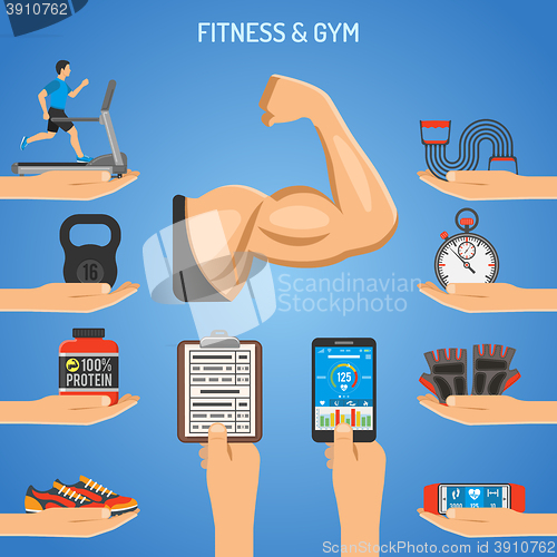 Image of Fitness and Gym Concept