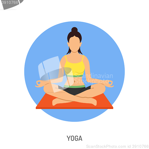 Image of Yoga and Fitness Concept
