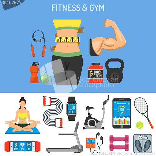 Image of Fitness and Gym Concept