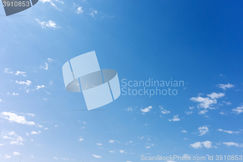 Image of blue sky background