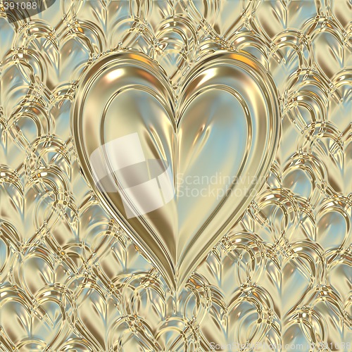Image of golden heart