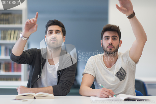 Image of male student in classroom