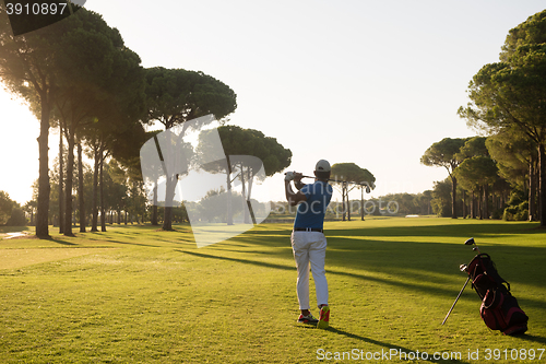 Image of golf player