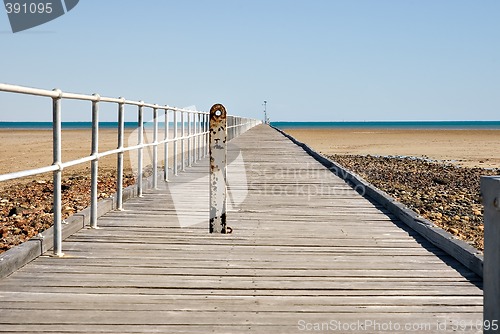 Image of long jetty at port germein