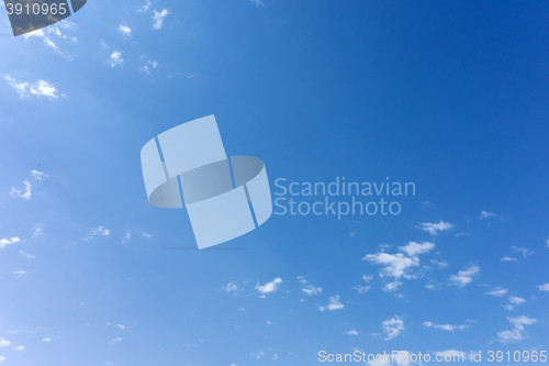 Image of blue sky background