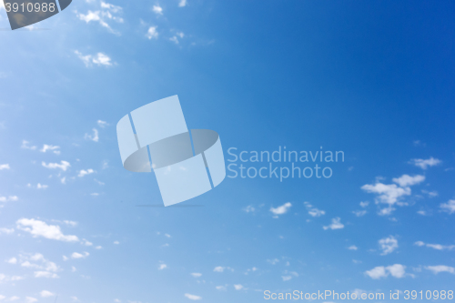 Image of blue sky background