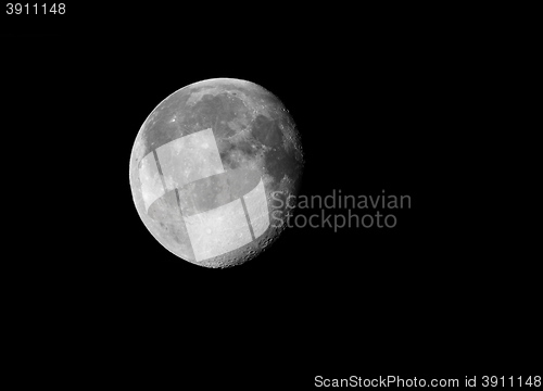Image of Waning gibbous moon