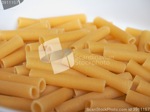 Image of Ziti pasta detail