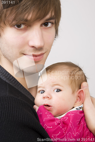 Image of father and his baby