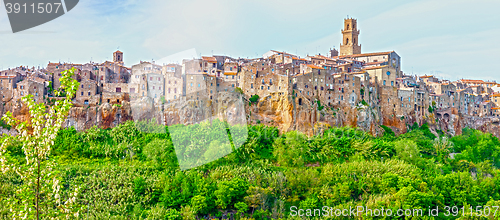 Image of Pitigliano - city on the clif in Italy