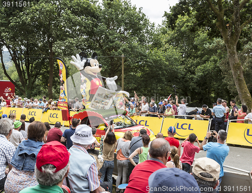 Image of Mickey's Car- Tour de France 2015