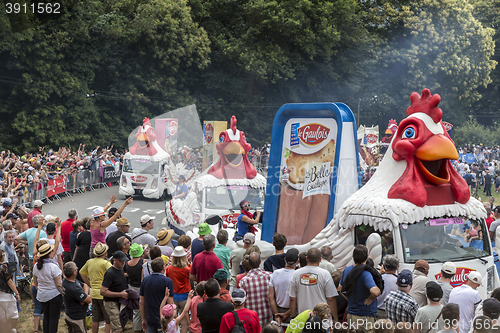 Image of Le Gaulois Caravan - Tour de France 2015