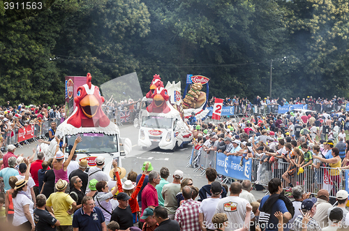 Image of Le Gaulois Caravan - Tour de France 2015
