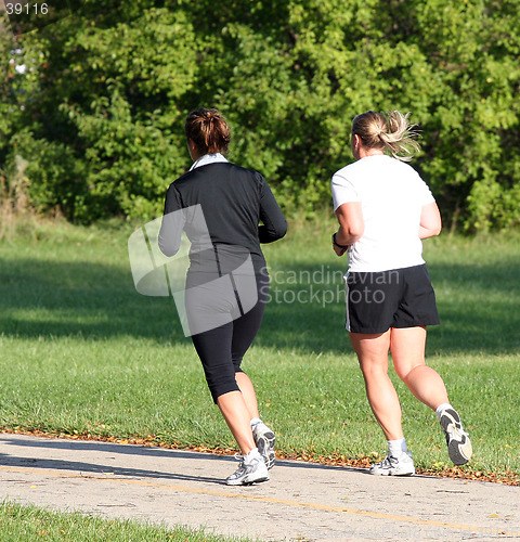 Image of Two Female Joggers