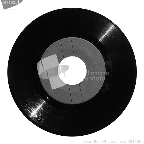 Image of Vinyl record with gray label