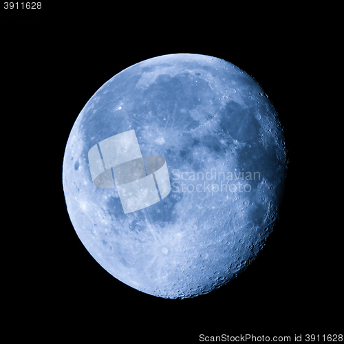 Image of Waning gibbous moon