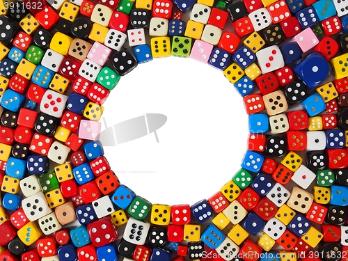 Image of Dice with copy space