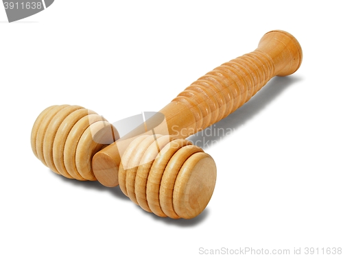Image of Wooden massager on white