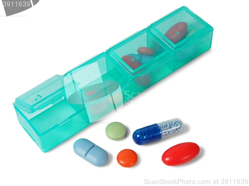 Image of Pills organizer on white