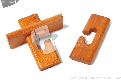 Image of Wooden logic puzzle