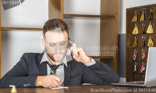 Image of Portrait of a Receptionist