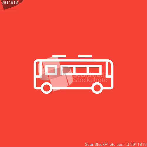 Image of Bus line icon.