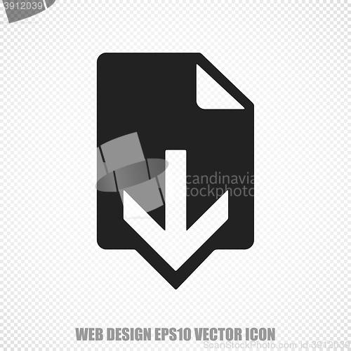 Image of Web development vector Download icon. Modern flat design.