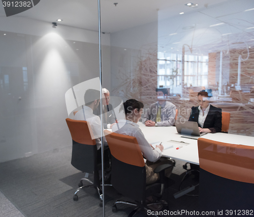 Image of business people group brainstorming on meeting