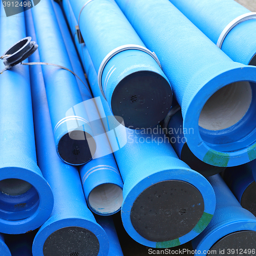 Image of Blue Water Pipes