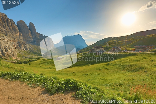 Image of Alpine Sunset Falre