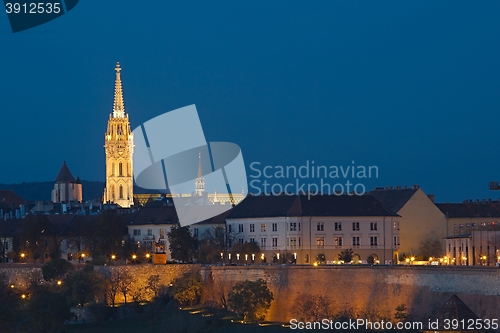 Image of Budapest night scene