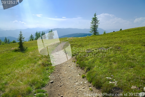 Image of Hilly Landscape Path