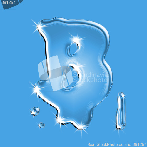 Image of Water letter B