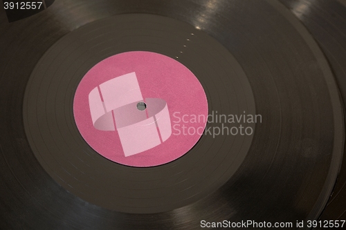 Image of Vinyl record closeup