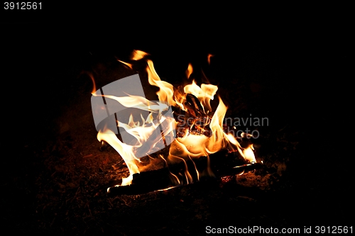 Image of Camp Fire Flames