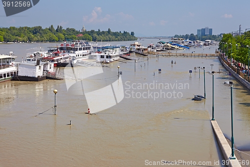 Image of Flooded street view