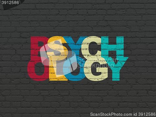 Image of Health concept: Psychology on wall background