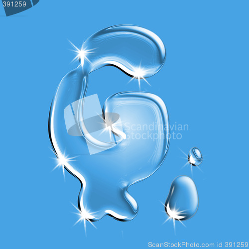 Image of Water letter G