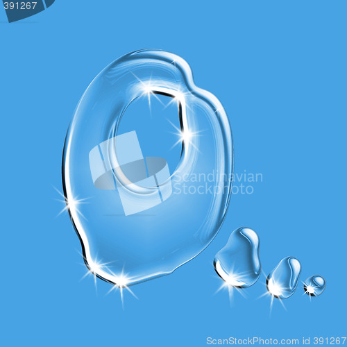Image of Water letter O