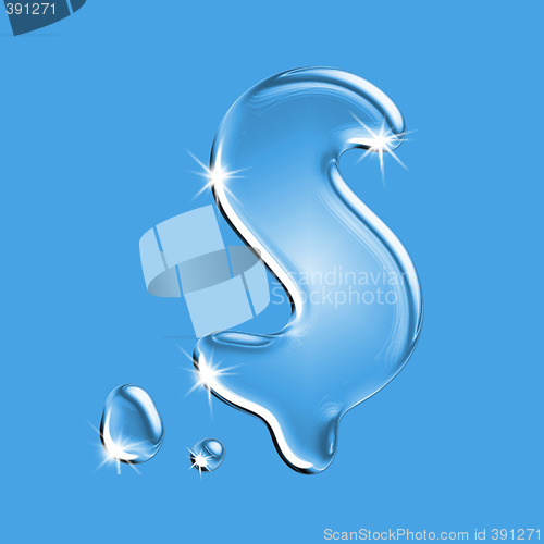 Image of Water letter S