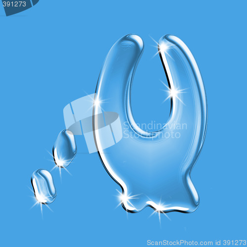 Image of Water letter U
