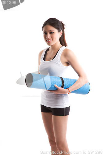 Image of Sporty asian woman