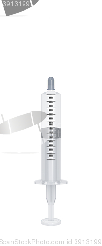 Image of Syringe isolated on white