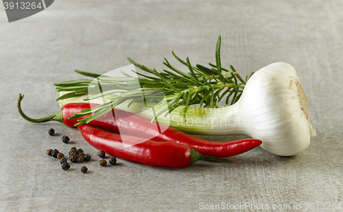 Image of fresh herbs and spices