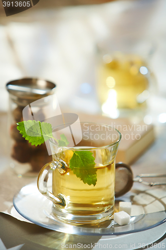 Image of cup of mint tea