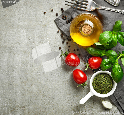 Image of various food ingredients