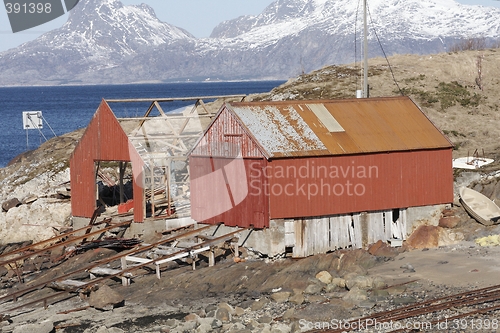 Image of Old Norwegian seahouse.