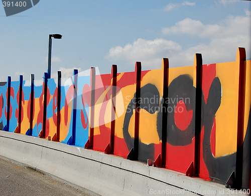 Image of highway wall