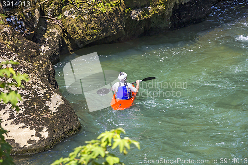 Image of Kayaking in white water