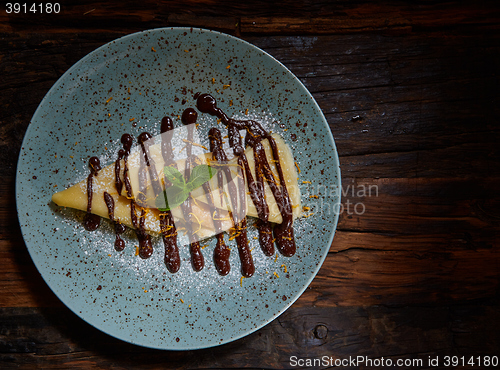 Image of Crepes with chocolate cream